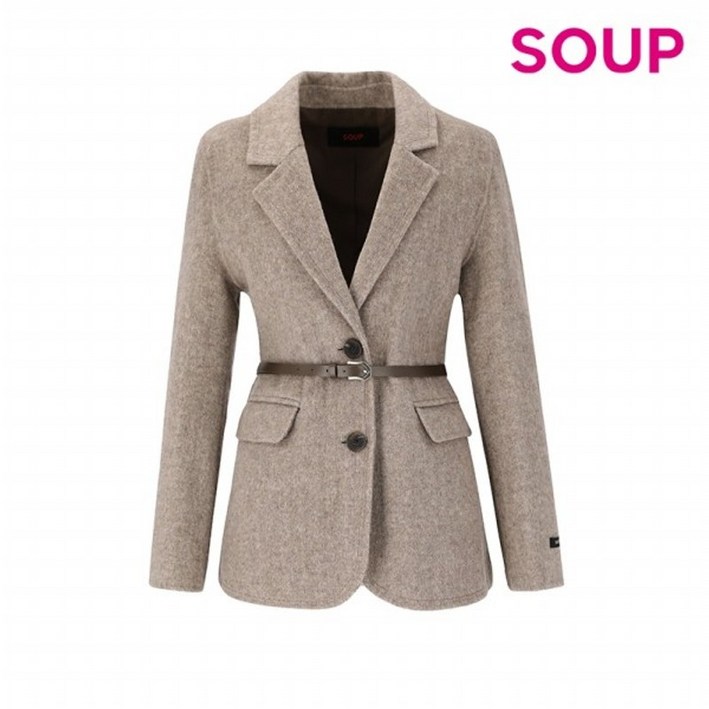 SOUP 헤링본 테일러드 핸드메이드 재킷 SYAJK85