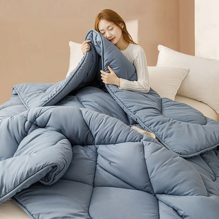 LINSHU 부드러운 겨울 차렵이불 따뜻함 유지 알러지케어