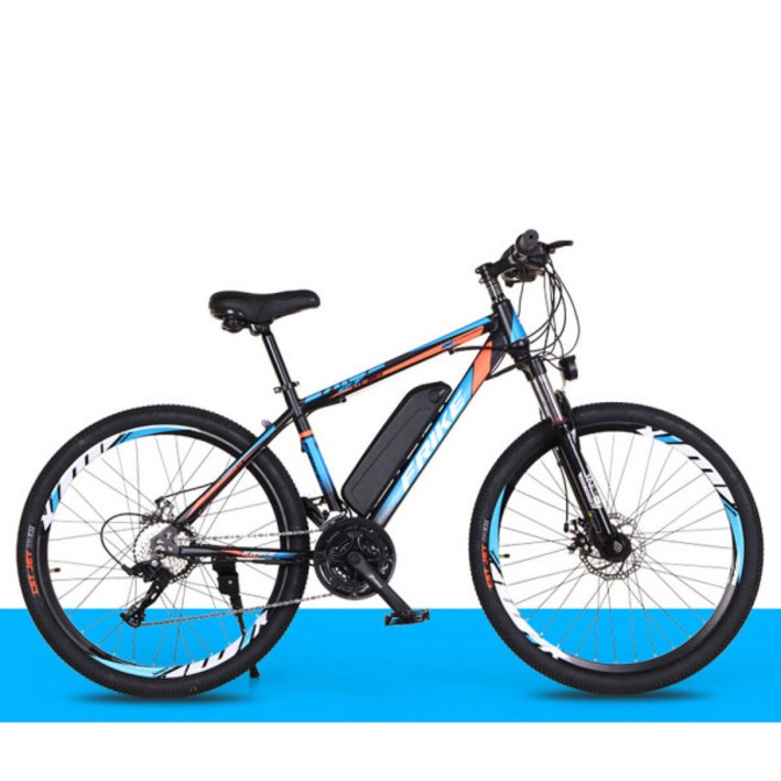 FRIKE 26인치 변속 전기자전거 36V 250W 8AH PAS 스로틀 겸용 MTB자전거 88E0, 블루+블랙