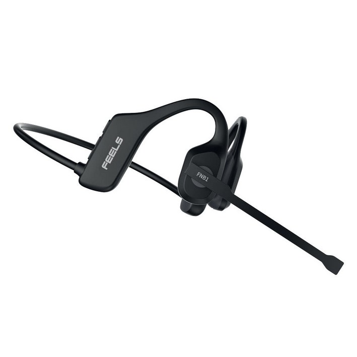 마치 옆에서 통화하는듯한  ENC 고감도 붐 마이크와 귀를막지않는 오픈이어 골전도형 헤드셋 FEELS FNB1