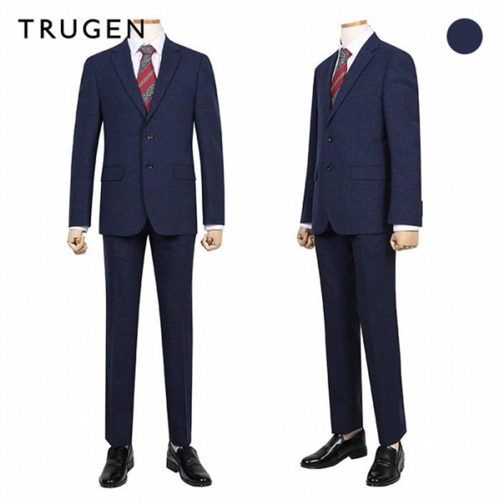 트루젠    모 린넨 혼방 체크 수트세트 TGAU4MTJ780