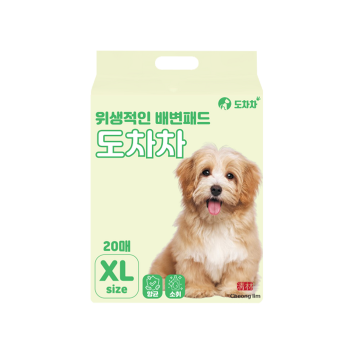 도차차 강아지 반려견 애견 배변패드 100g, xlarge ,76 x 90cm SAP 9g, 6팩, 20개입