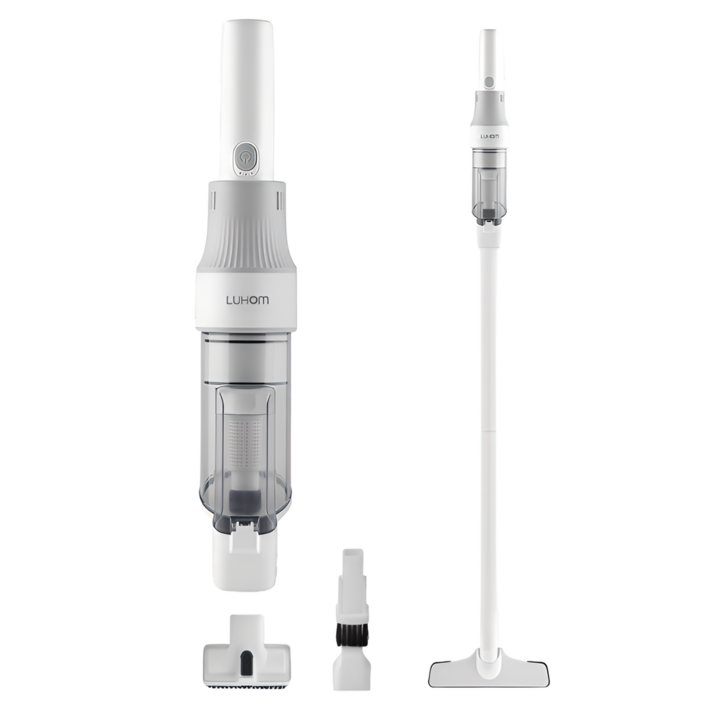 루홈 4in1 초경량 스틱 핸디형 무선 청소기  다양한 구성  2중 필터