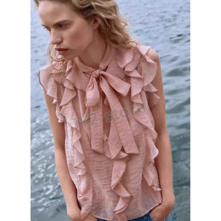 2Y5304 ZARA 여자신상 민소매 블라우스 스타일리시 9878123 2Y5304 ZARA 여자신상 민소매 블라우스 스타일리시 9878123