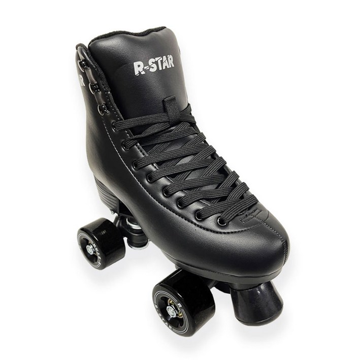 롤링스타 청소년 성인 더블랙 롤러스케이트 롤러장 롤러