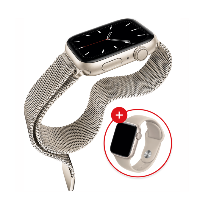 네노타 애플워치 스트랩 밀레니즈 루프 메탈 밴드