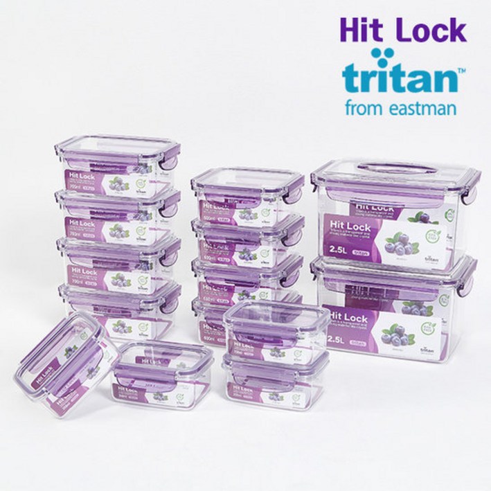 에코센스 히트락 올트라이탄 밀폐용기 14종