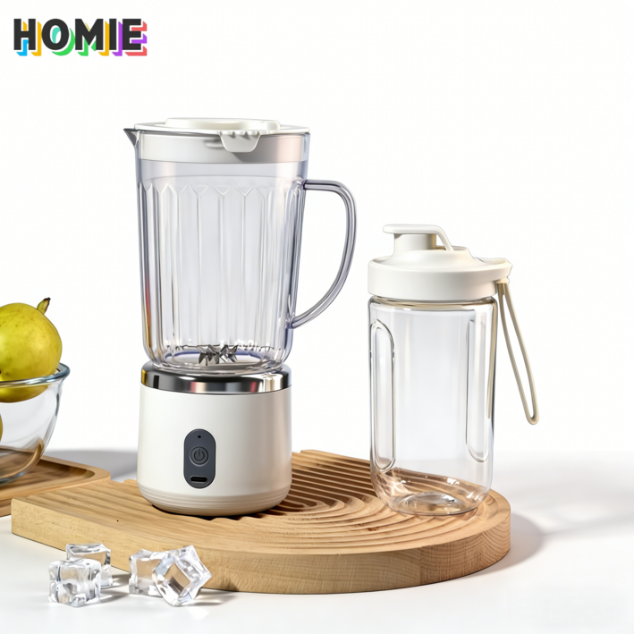 HOMIE 초고속 무선 믹서기 휴대용 USB 충전믹서기 아웃도어 여행필수
