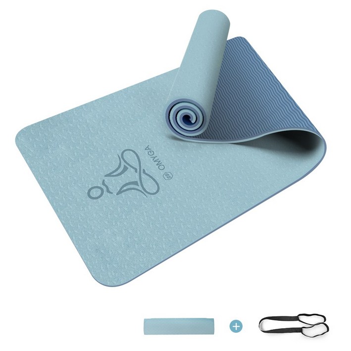 오마이가 TPE 요가매트 두꺼운 홈트매트 필라테스매트