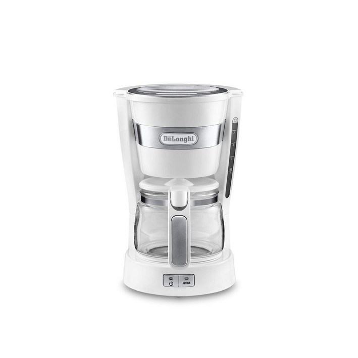 Delongi DeLonghi 드립 커피 메이커 0.65L 화이트 액티브 시리즈 ICM14011JW Delongi DeLonghi 드립 커피 메이커 0.65L 화이트 액티브 시리즈 ICM14011JW