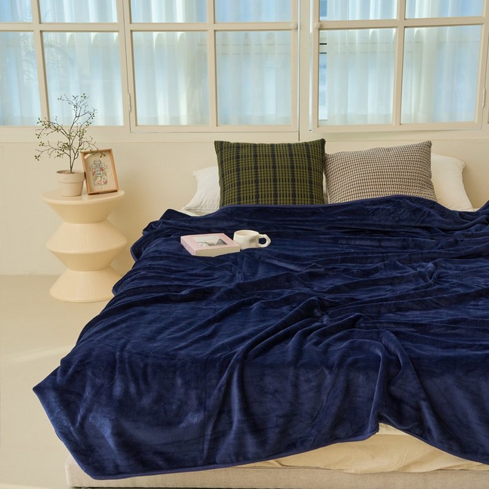 우쥬 고급극세사 대형담요  파우치 담요