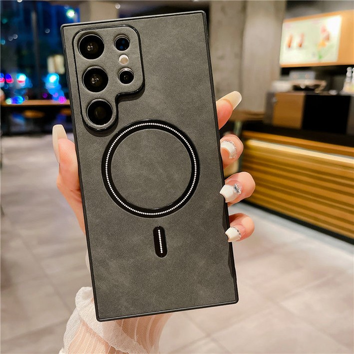 삼성 맥세이프 25울트라 24ultra 갤럭시 23케이스 울트라 가죽 삼성케이스 호환 실리콘 핸드폰케이스 phone case