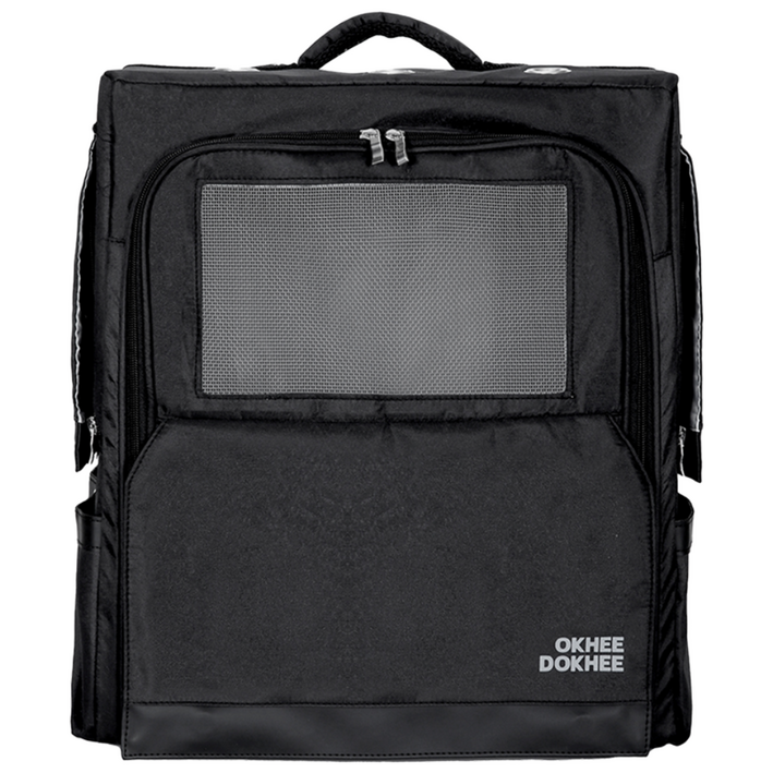 옥희독희 반려동물 튼튼백 이동가방, 블랙, 1개