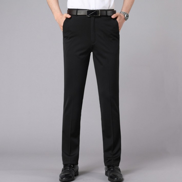 춘게엘 2938 사계절 빅사이즈 비즈니스 정장바지 슬림 일자 스판 남성 캐주얼 팬츠 ghp001