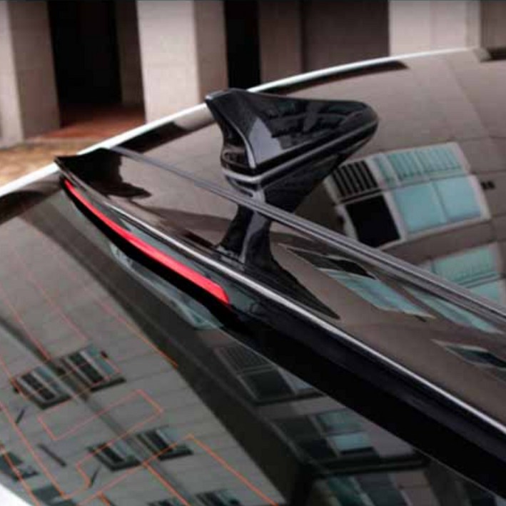 데코리어글라스윙 제네시스G80 DH 차량튜닝 리어스포일러 호환제품