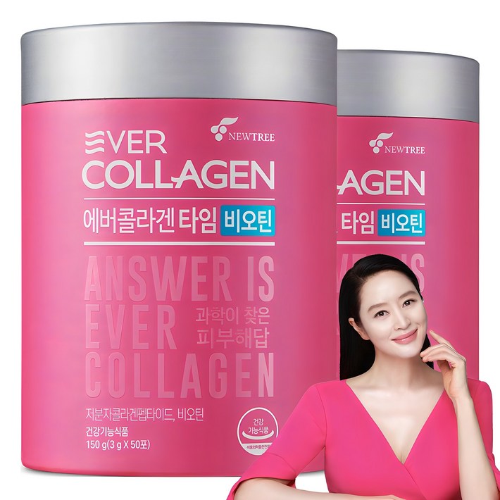 에버콜라겐 타임 비오틴, 150g, 2개 에버콜라겐 타임 비오틴, 150g, 2개