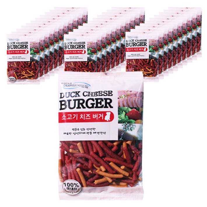 펫더맨 치즈버거 100g 펫더맨 치즈버거 100g