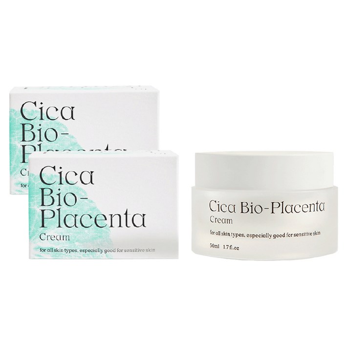비건뷰티 내추럴더마프로젝트 시카 바이오 플라센타 크림, 50ml, 2개