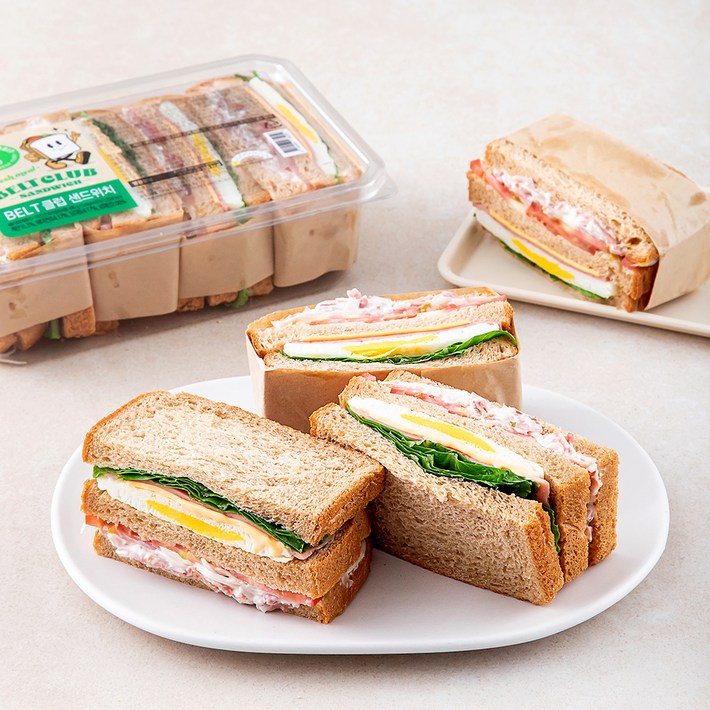 로켓프레시 그린래빗 BELT 클럽 샌드위치