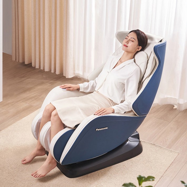 파나소닉 안마의자 방문설치, 화이트  클래식블루EPMA05A, EPMA05