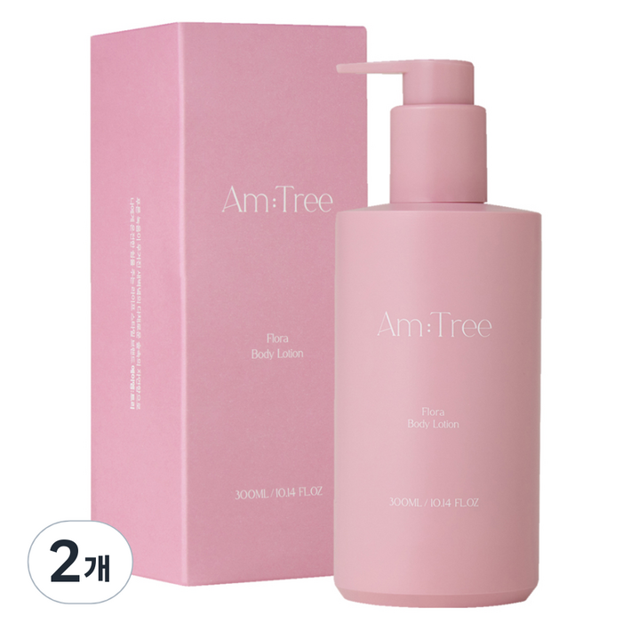 에이엠트리 퍼퓸 바디로션 플로라향, 300ml, 2개