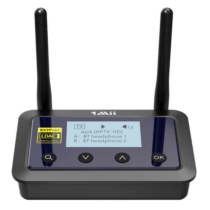 원미 LCD 장거리 블루투스 오디오 송수신기 DAC 허브, B03Pro