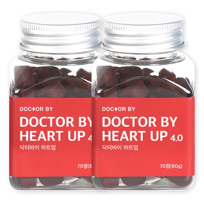 닥터바이 강아지 하트업 심장 영양제 80g, 2세트