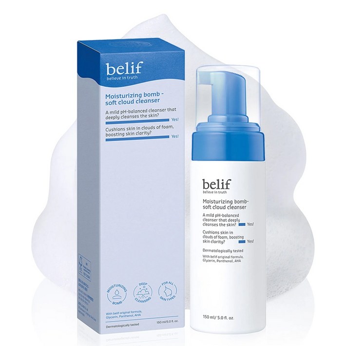 빌리프 모이스춰라이징 밤 소프트 클라우드 클렌저