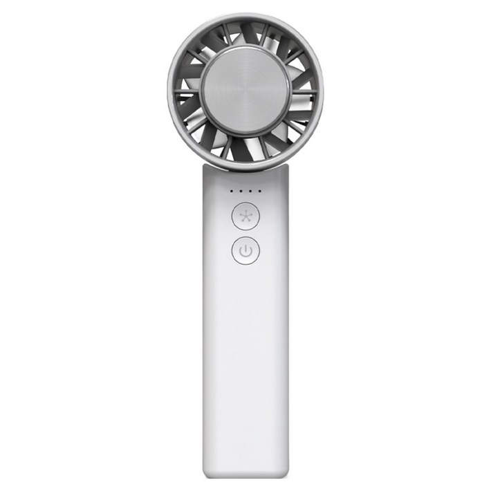 하이온 미니 급속 냉각 초강풍 무선 휴대용선풍기, H54, 화이트