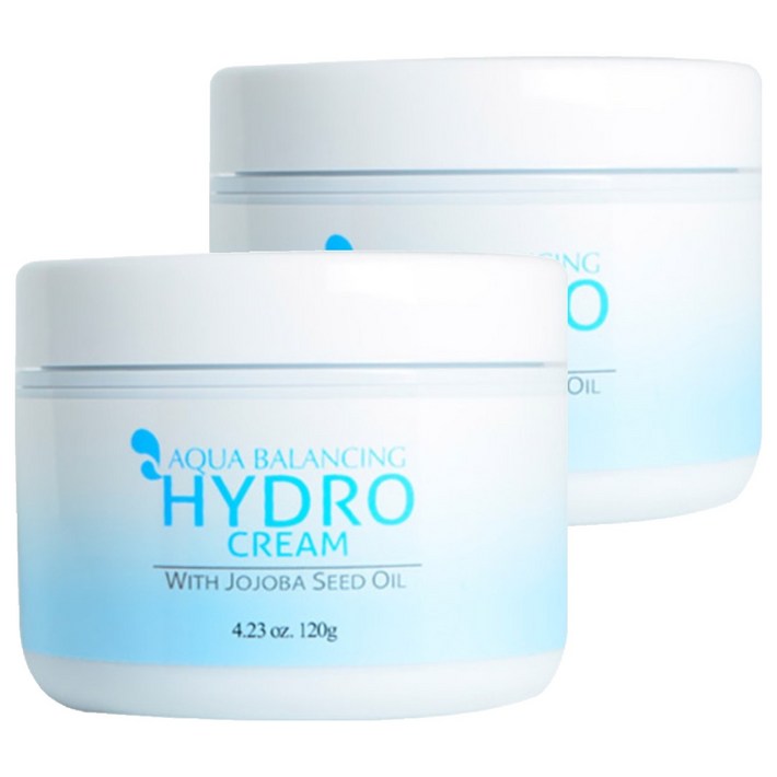 JNC 아쿠아 밸러싱 하이드로 크림, 120g, 2개