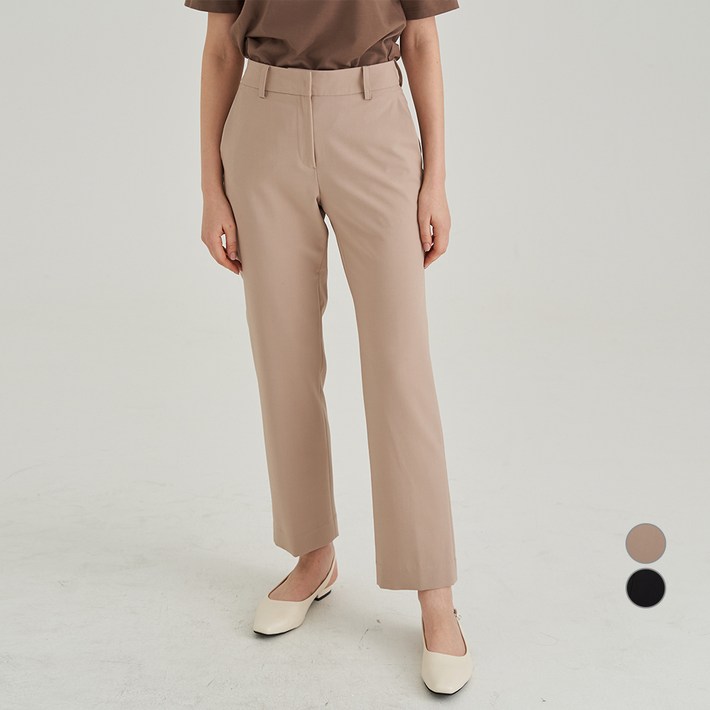 ELLE PARIS 에센셜 스트레이트핏 슬랙스 ELLE PARIS 에센셜 스트레이트핏 슬랙스