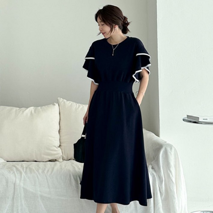 난닝구 프웰스 프릴 원피스