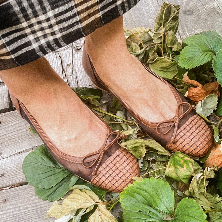 피에스메리제인 Mesh lovely flat shoe