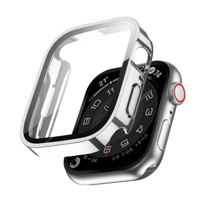 이츠라이프 애플워치 9H 스퀘어 풀커버 강화유리 케이스 41mm