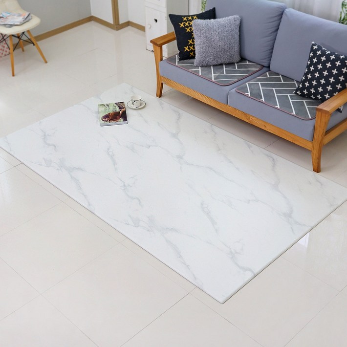 제로벨 PVC 양면 놀이방매트 대형 140x200cm 12T 유아 어린이 층간소음 매트, 양면 스노우마블