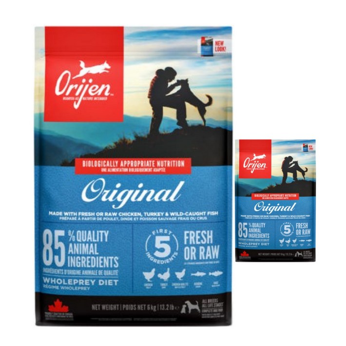 추가340g 증정 오리젠 오리지날 독 6kg, 1개, 6kg