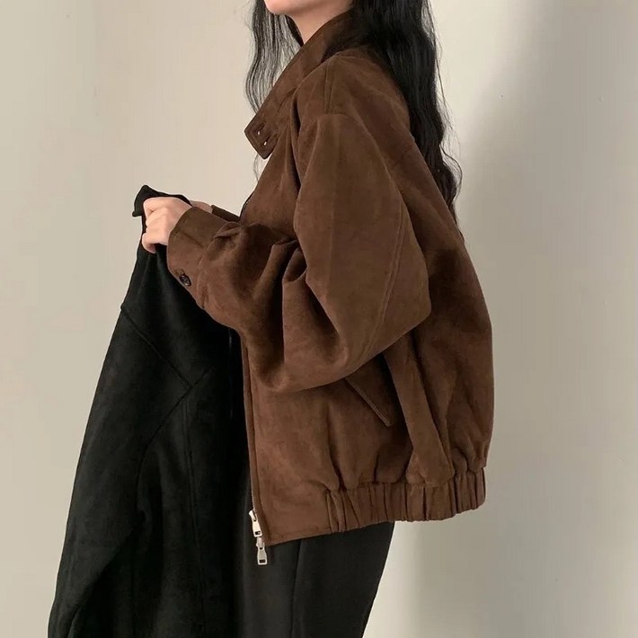 스타일닥터 춘추 여자자켓 야상 오버핏 데일리 바람막이 집자켓 코트