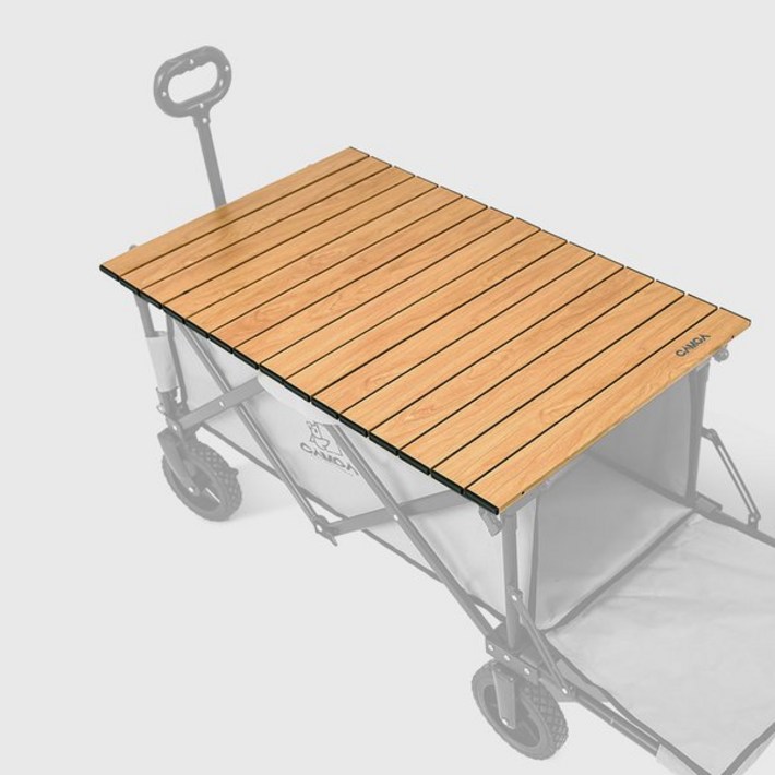 캠가 캠핑웨건 뉴 우드 상판(롤테이블) 가로92cm 세로62cm