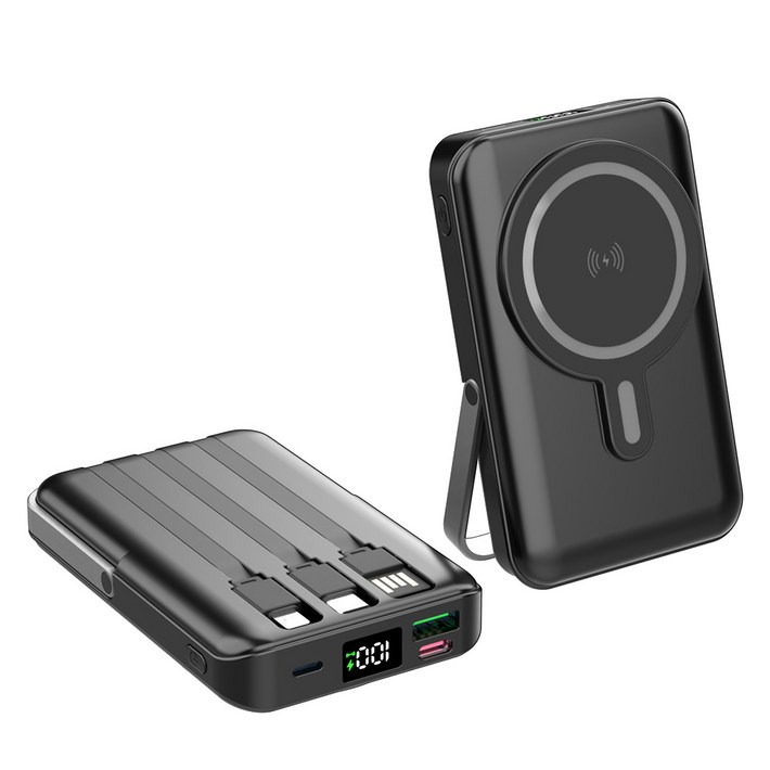 THOUSTA PD22.5W QC3.0 4in1 대용량 무선충전 맥세이프 보조배터리 20000mAh 고속충전