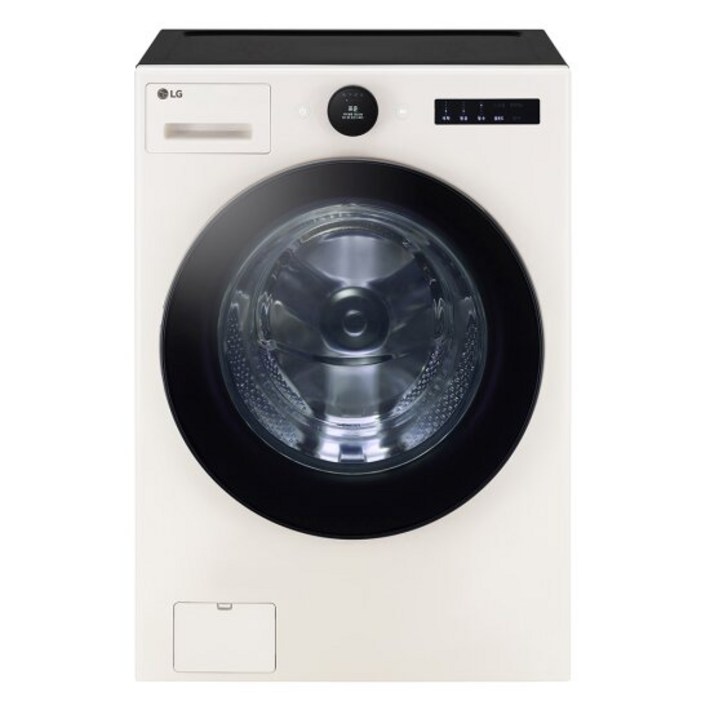 LG 트롬 오브제 25kg 세탁기 FX25ESR 베이지  FX25GSR 그린