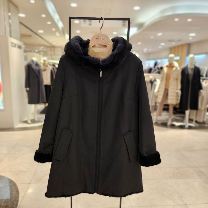 미니멈 리버시블 밍크 코트 MZDKFH0820M