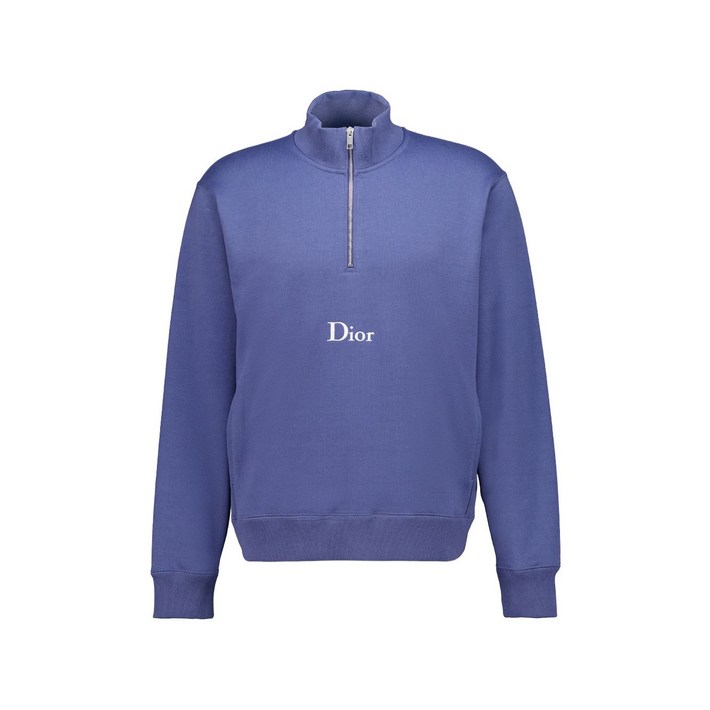 디올 하프 집업 스웨트셔츠