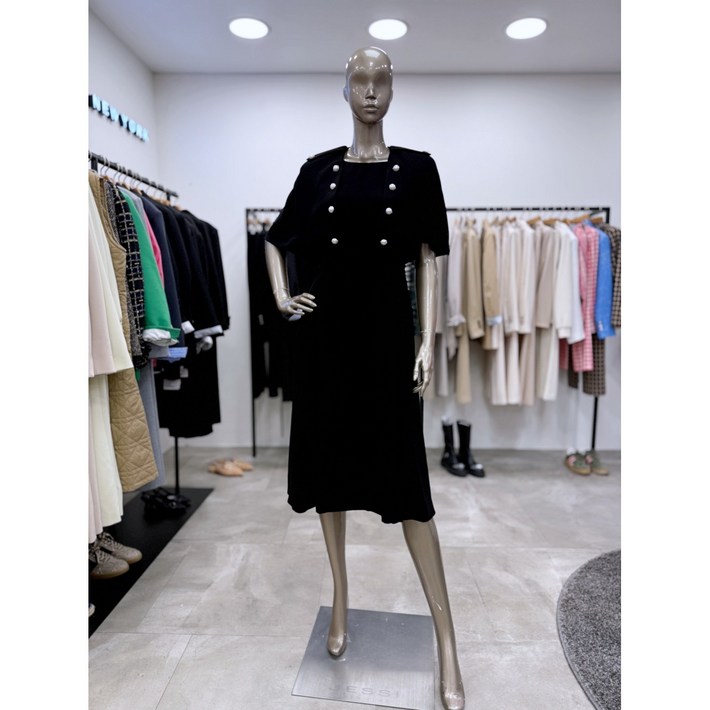 AK플라자 제시뉴욕 알렉시스앤 케이프 디테일 원피스 DE4NSOP1260