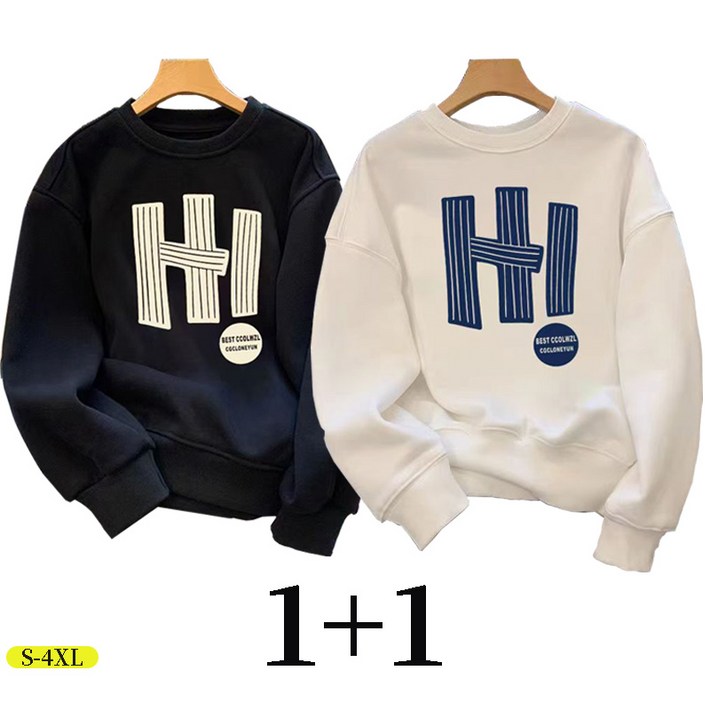 SELEAD 남성 봄 가을 라운드넥 맨투맨  캐주얼 루즈핏  긴팔티 간절기 남성복 티셔츠 여성 긴팔 순면 티 11