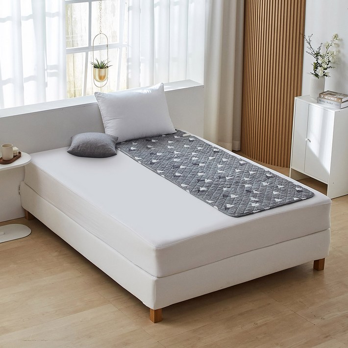 한일의료기 탄소 카본열선 전기요 그레이 마운틴, 소67.5 x 180cm, 그레이 마운틴