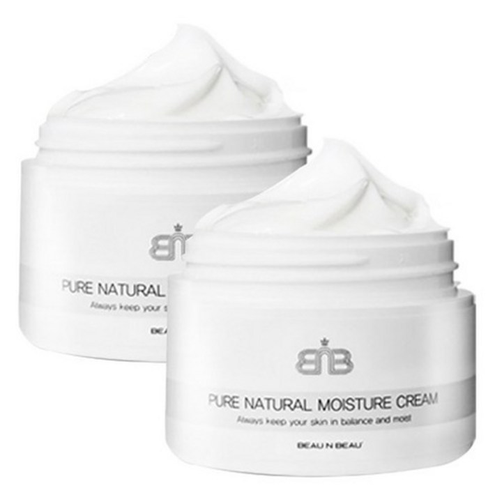 뷰앤뷰 11 퓨어네추랄 수분크림 80ml  2개 데이크림, BNB뷰앤뷰 퓨어수분크림 80ml 11 이벤트, ., 80ml, 2개