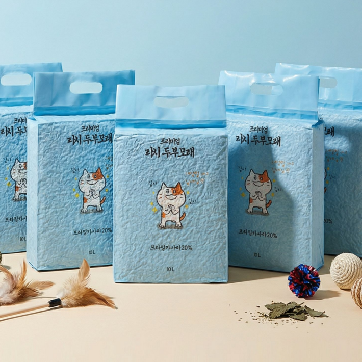 리치 두부모래1.5mm 미세입자 3kg