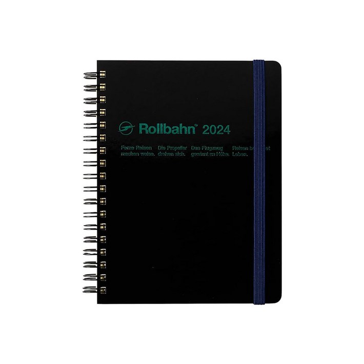 국내배송 Rollbahn 롤반 롤번 클래식 2024 다이어리 L, 블랙
