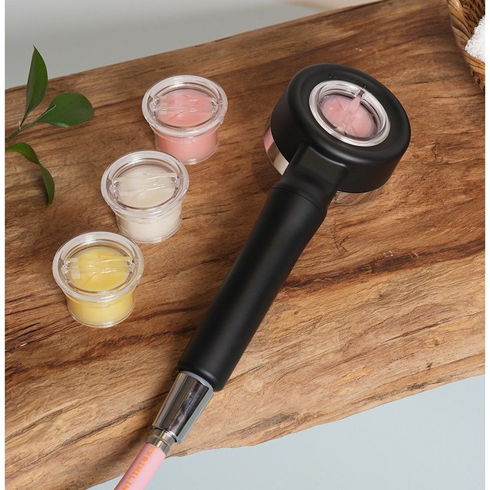 워터웰 비타민 캡슐 샤워기 WS210 블랙 수압 상승 필터 샤워기 헤드, 1개