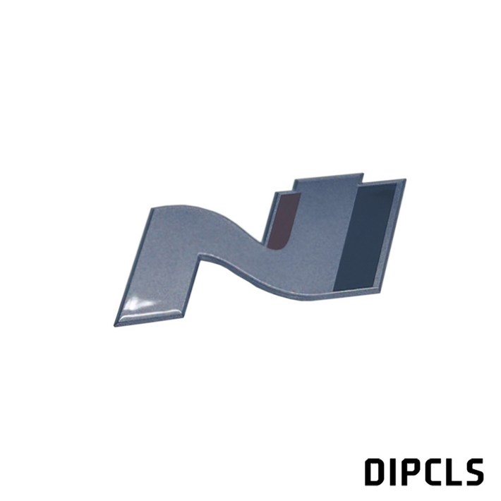 더뉴 아반떼 N엠블럼 유광 블랙크롬 납짝 신형 CN7 페이스리프트 전면 도색